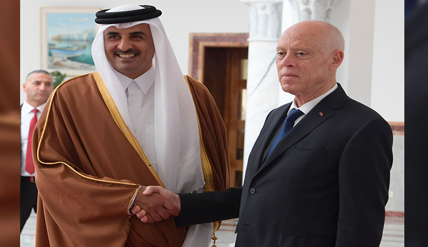 L’émir du Qatar entame sa visite officielle en Tunisie : Coopération économique et consolidation des relations bilatérales