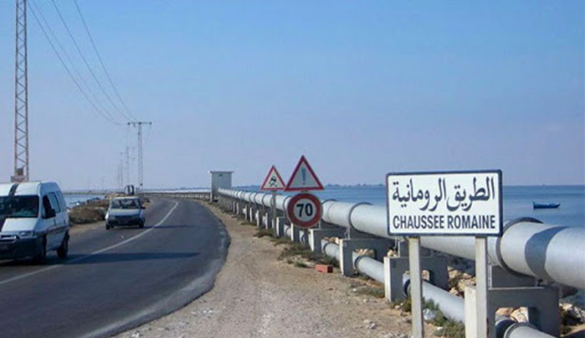 Doublement de la route romaine Zarzis-Djerba : les travaux avancent...