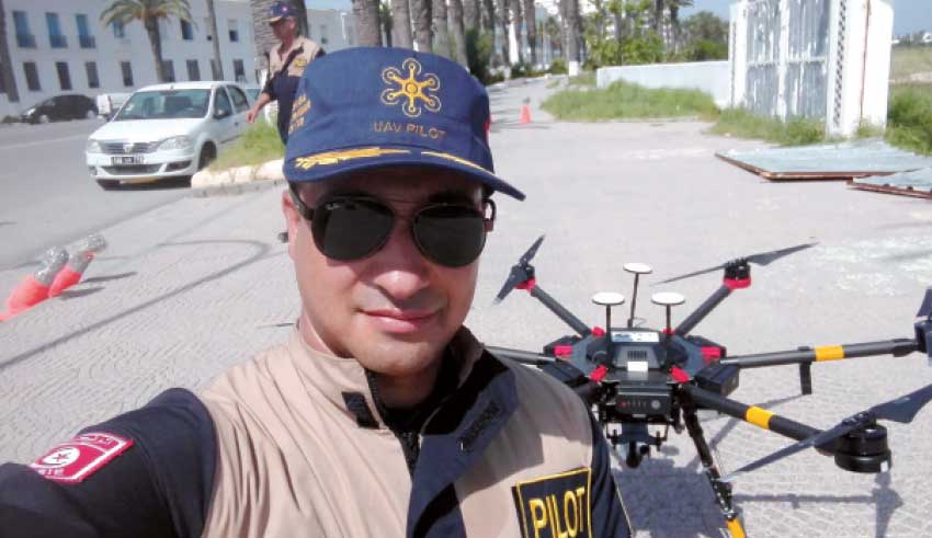 Lazhar Meskine, directeur exécutif AFE, Instructeur drone à voilure tournante et à voilure fixe: «Les drones en première ligne contre le coronavirus» 