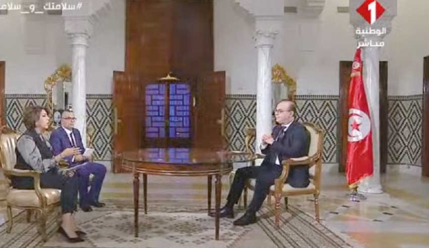 Elyes Fakhfakh lors d’une interview télévisée: « Confinement ciblé et progressif à partir du 4 mai »