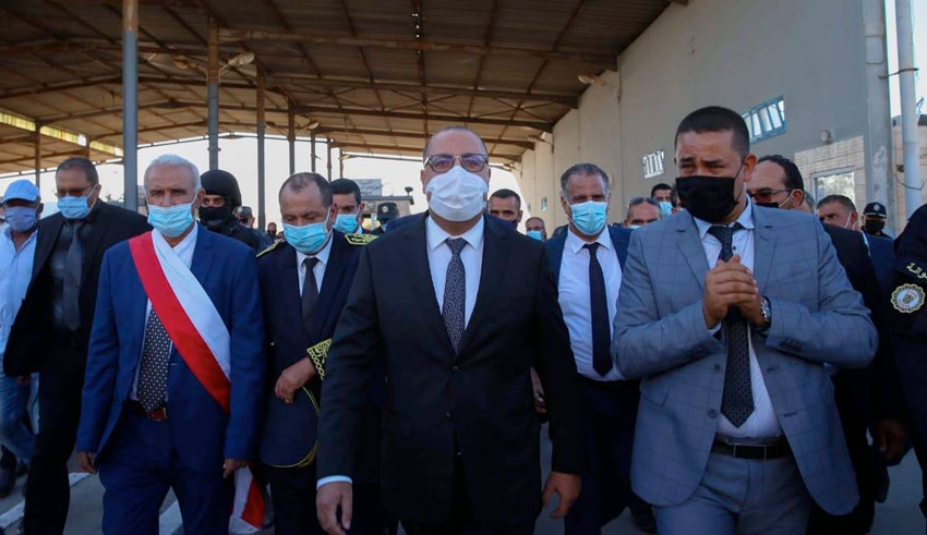 Mechichi inspecte la reprise du trafic terrestre entre la Tunisie et la Libye après une suspension de huit mois | Objectif : créer une nouvelle dynamique économique