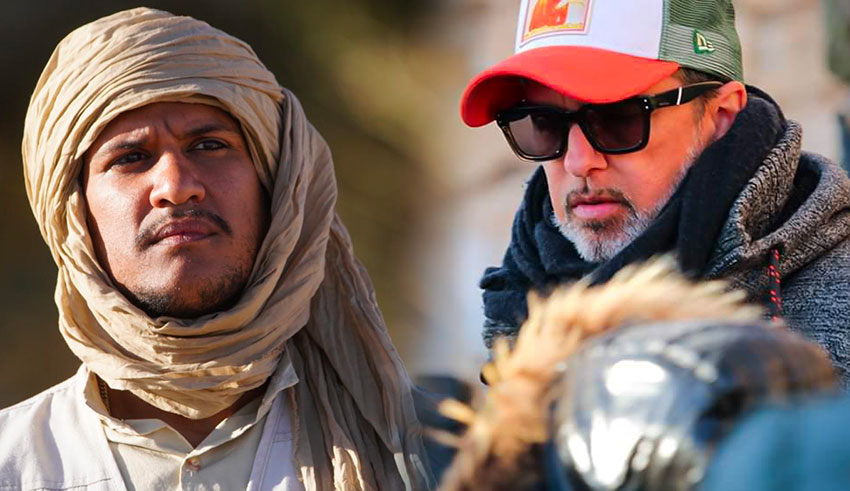 Mehdi Ajroudi, auteur, et Lewis Martin Soucy, réalisateur du film «Cendres», à La Presse : «Une expérience visuelle riche et un sujet original»