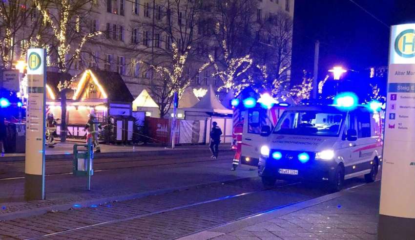 Allemagne : Une voiture fonce sur un marché de Noël à Magdebourg, plusieurs blessés signalés