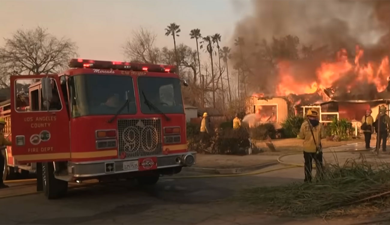 Nouvel incendie dévastateur au nord de Los Angeles : plus de 50 000 évacuations