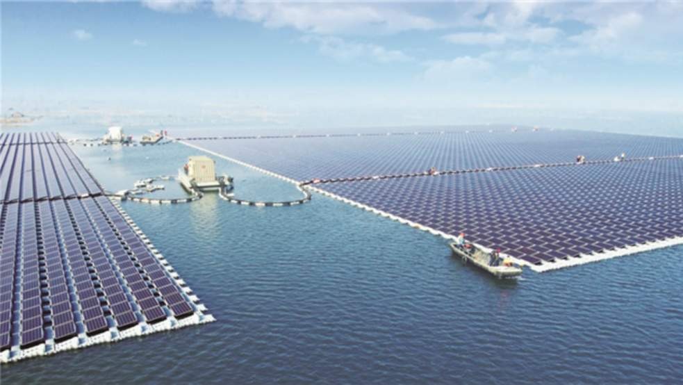 La Chine inaugure la plus grande ferme solaire et hydrogène en mer