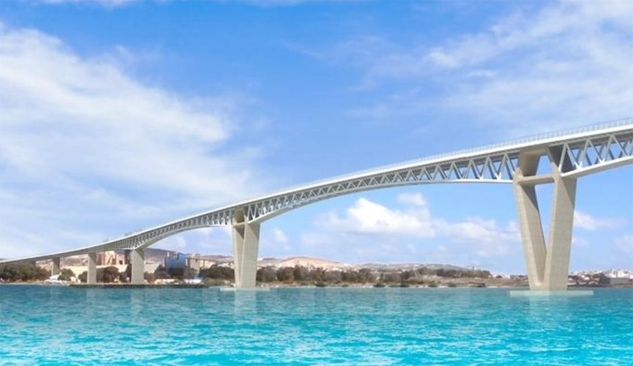 Le nouveau pont de Bizerte avance à grands pas