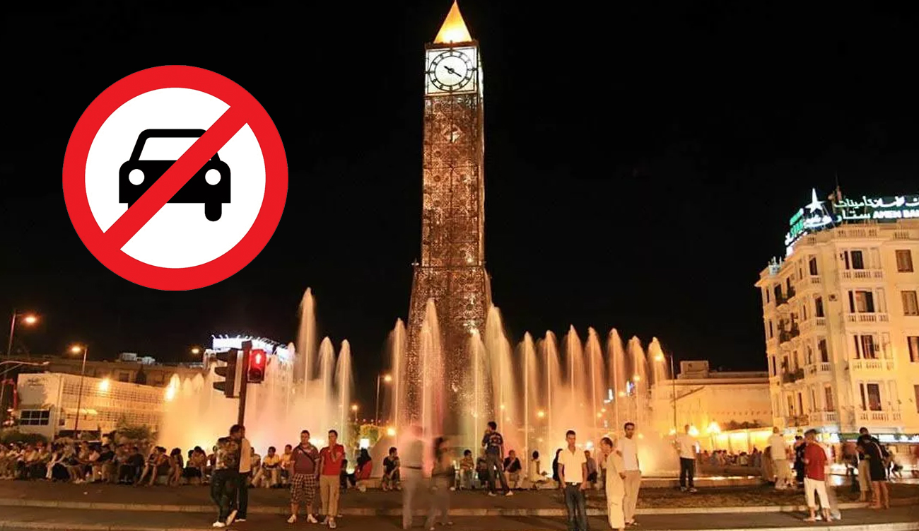« Tunis sans voitures » : l’avenue Habib Bourguiba fermée à la circulation les 4 et 5 janvier