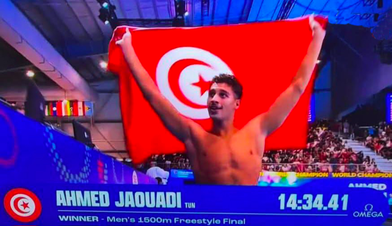 Natation – Mondiaux de Singapour : Ahmed Jaouadi sacré au 1.500 NL