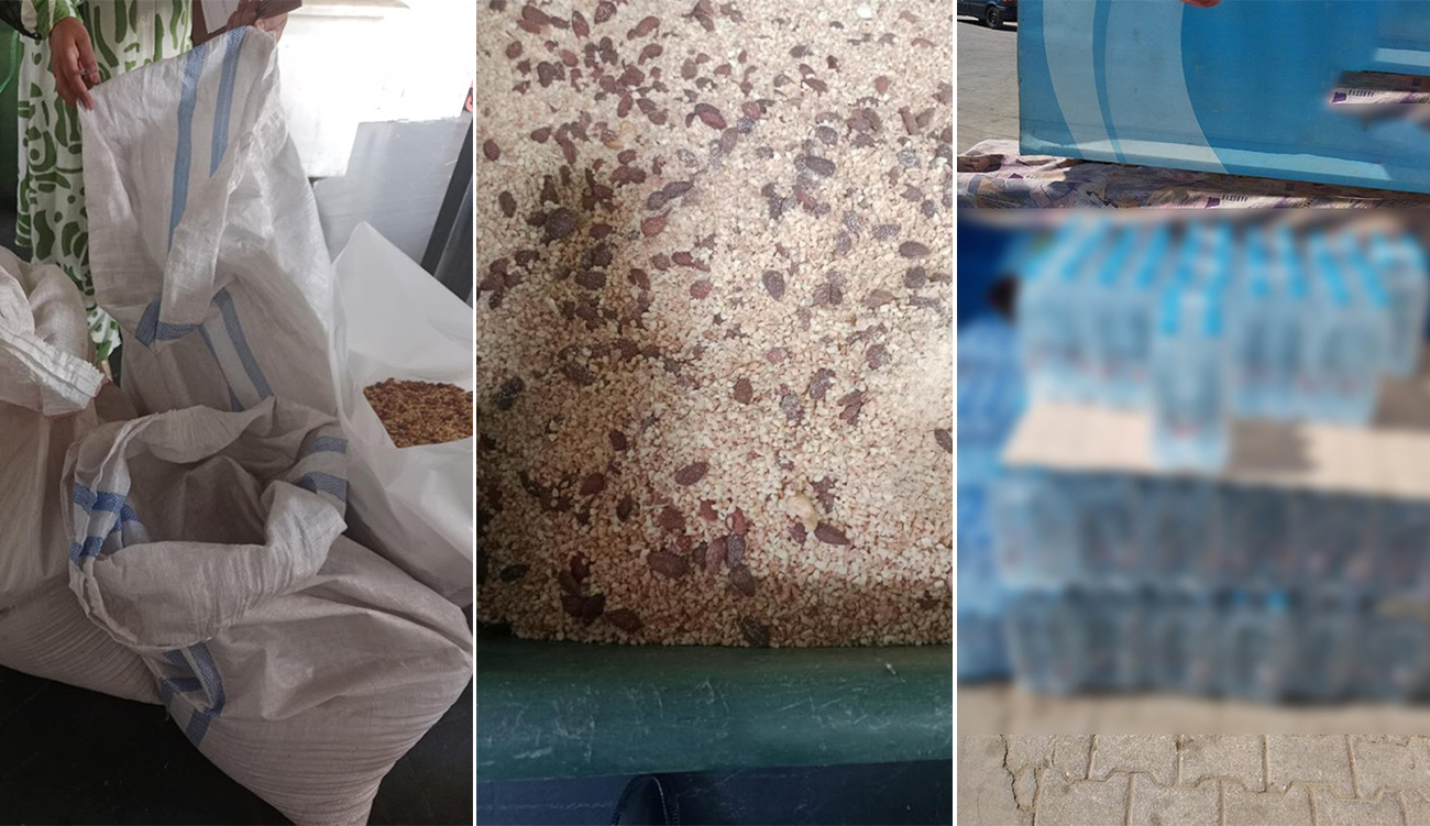 Produits alimentaires et eaux impropres à la consommation saisis dans trois gouvernorats