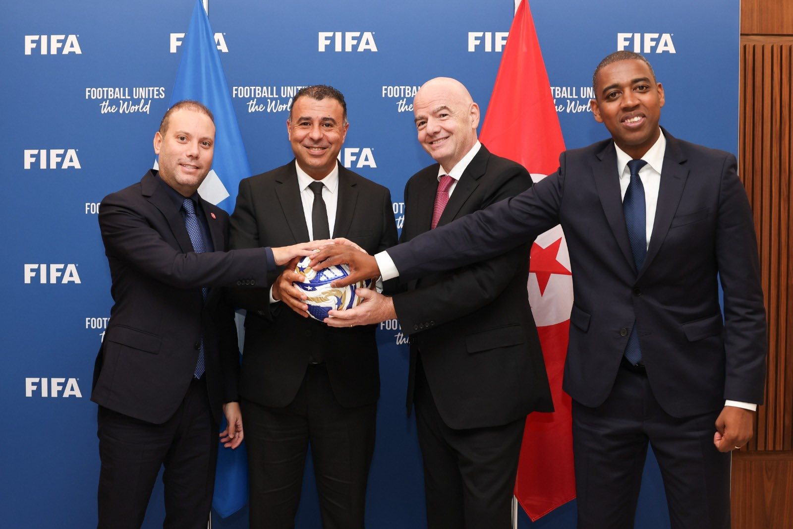 Football : Gianni Infantino félicite les Aigles de Carthage pour leur qualification au Mondial 2026