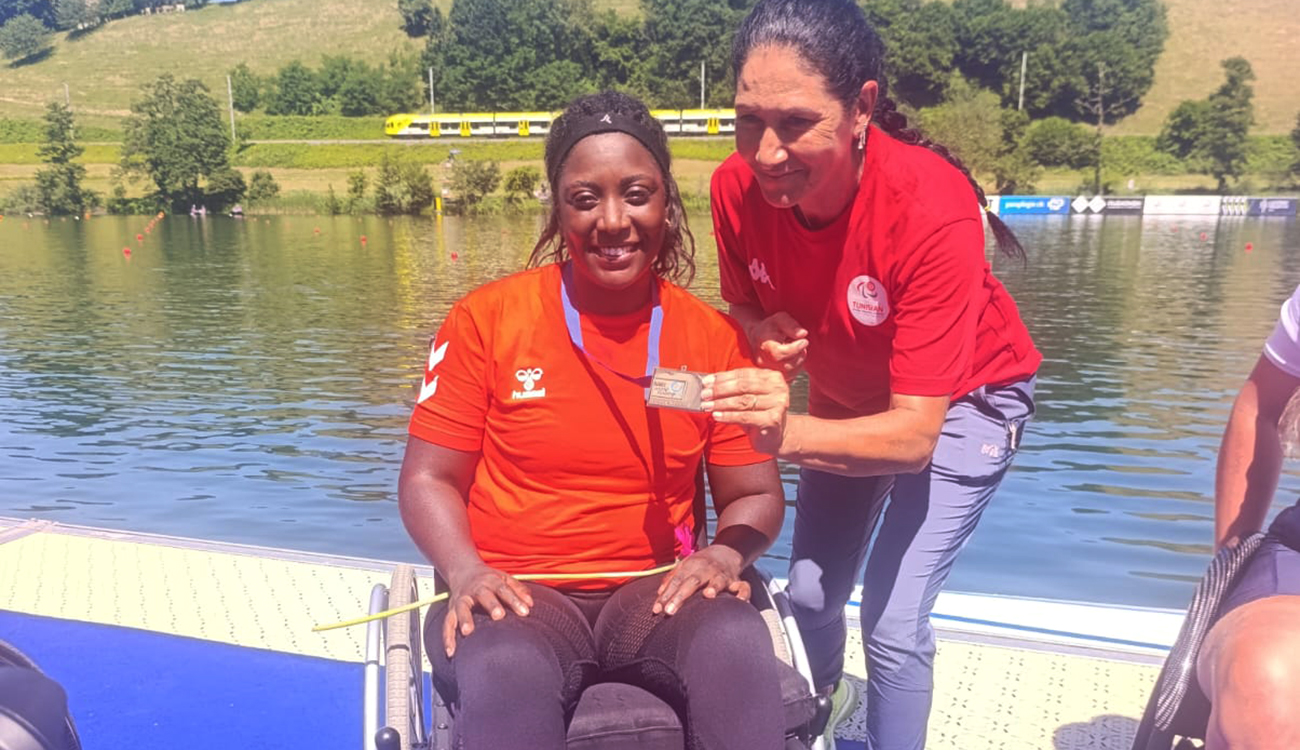 Aviron paralympique : Ahlem Jeddi, un nom à retenir !