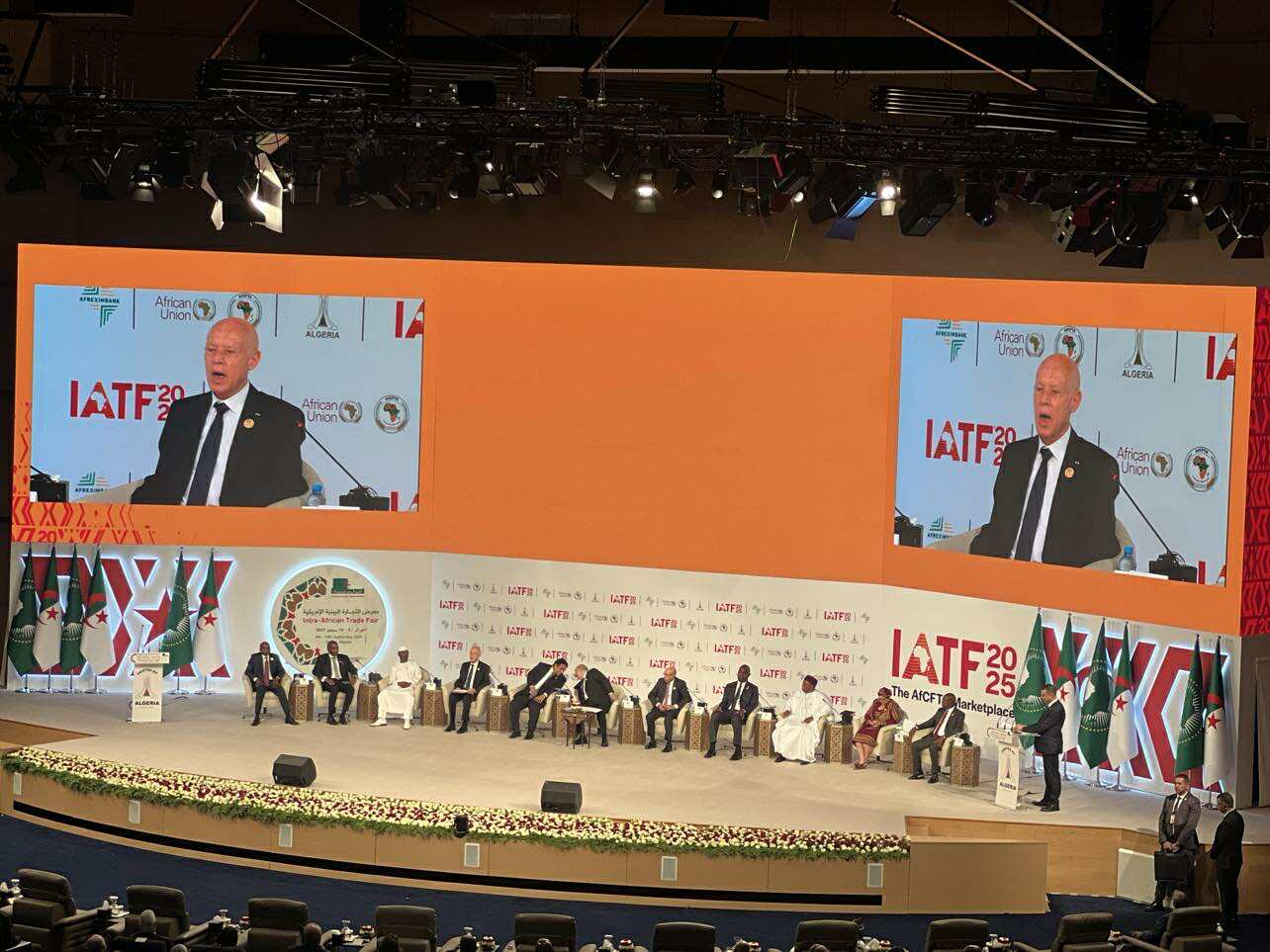 Le président Kaïs Saïed à l’ouverture de l’IATF 2025: “Le rêve africain des générations passées vivra et se réalisera”