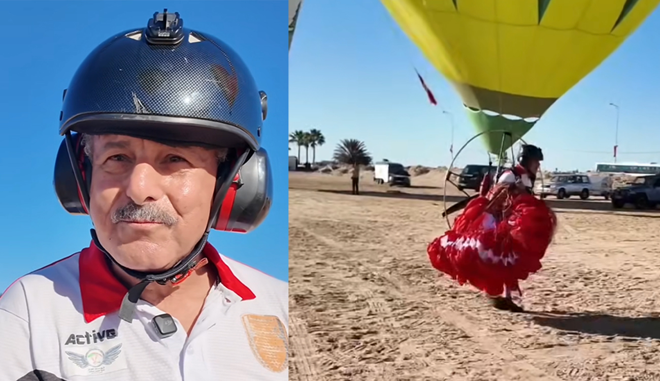 Ali Barouni, le seul Tunisien à s’envoler au Forum des montgolfières et avions à voile à Djerba