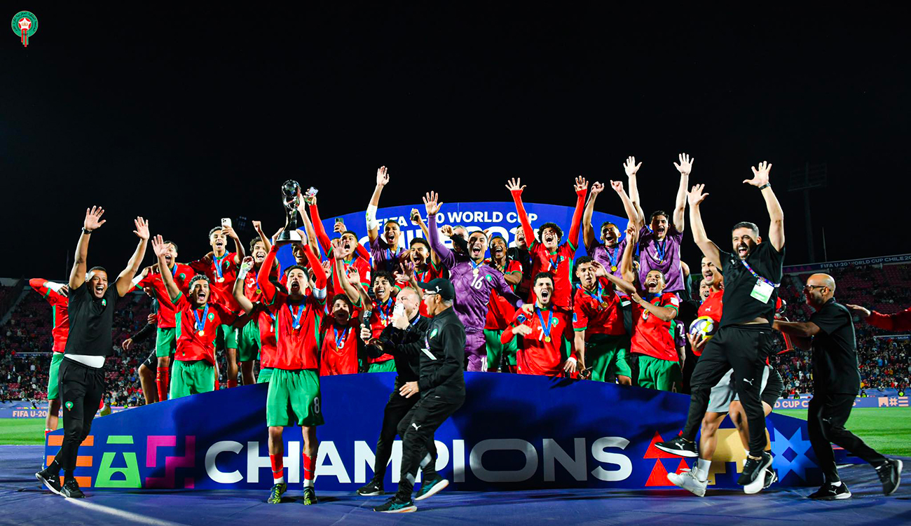 Le Maroc, premier pays arabe champion du monde U20