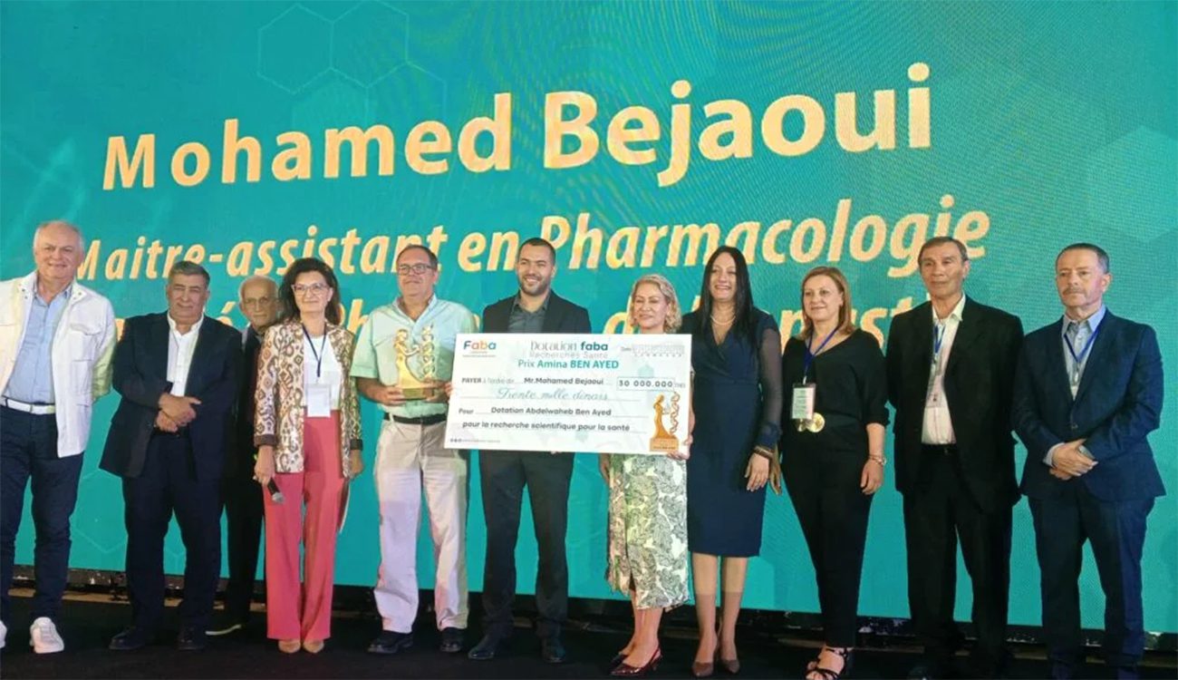 Dotation FABA Santé – Prix Amina Ben Ayed : Mohamed Bjaoui, lauréat de la 2e édition