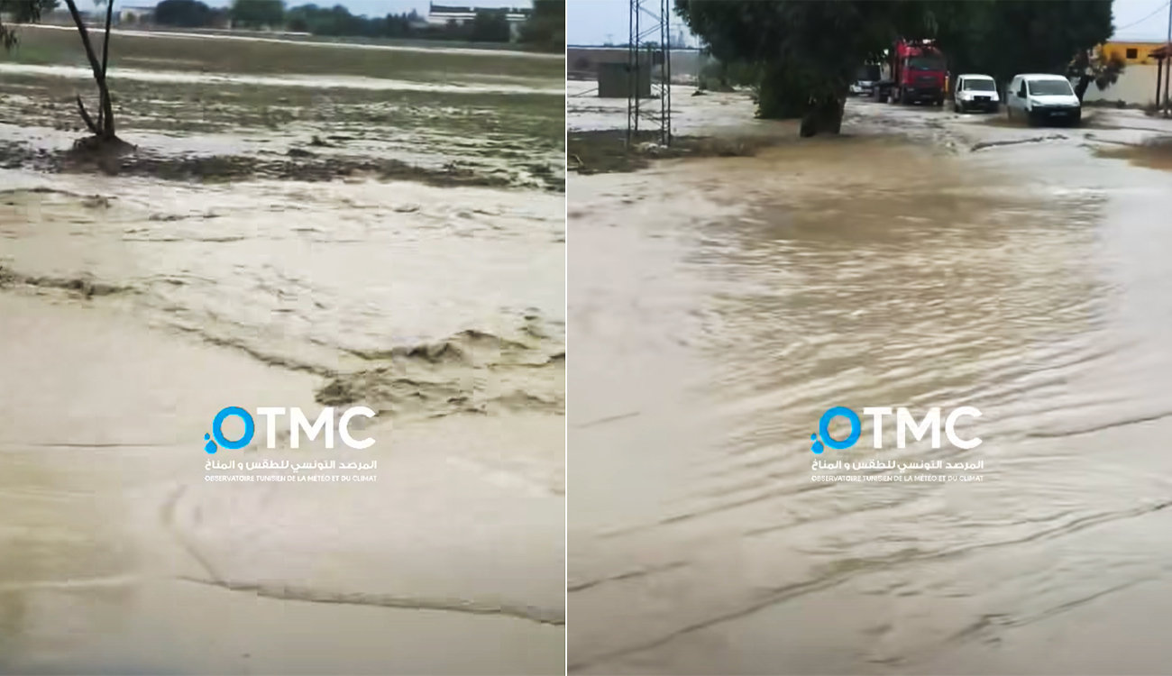 Précipitations en Tunisie : jusqu’à 100 mm enregistrés à Bizerte