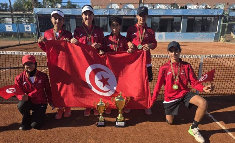 La Tunisie sacrée championne d’Afrique U12 en tennis à Casablanca
