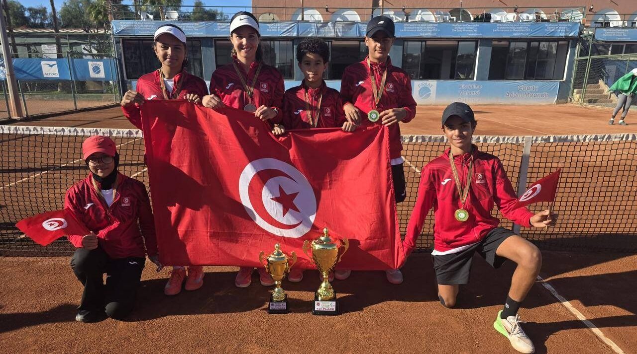 La Tunisie sacrée championne d’Afrique U12 en tennis à Casablanca