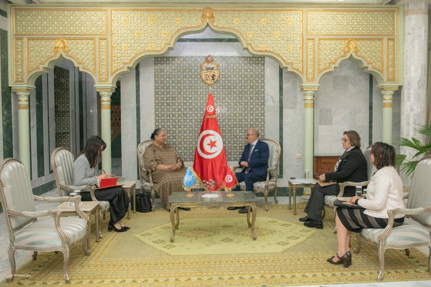 Nafti reçoit Hanna Tetteh et insiste sur une solution politique...