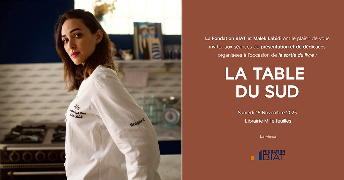 Malek Abidi signe : La Table du Sud  Un...