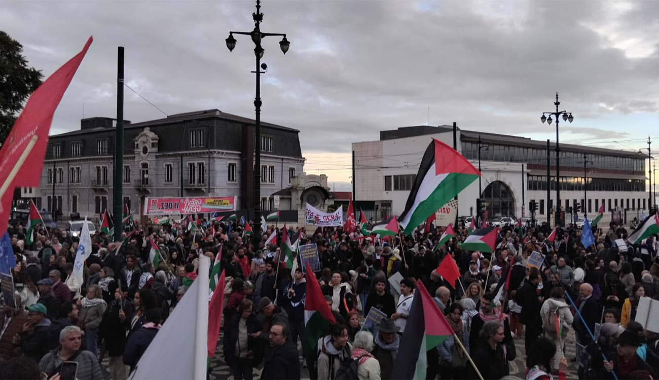 Une marche à Lisbonne en soutien à la cause palestinienne