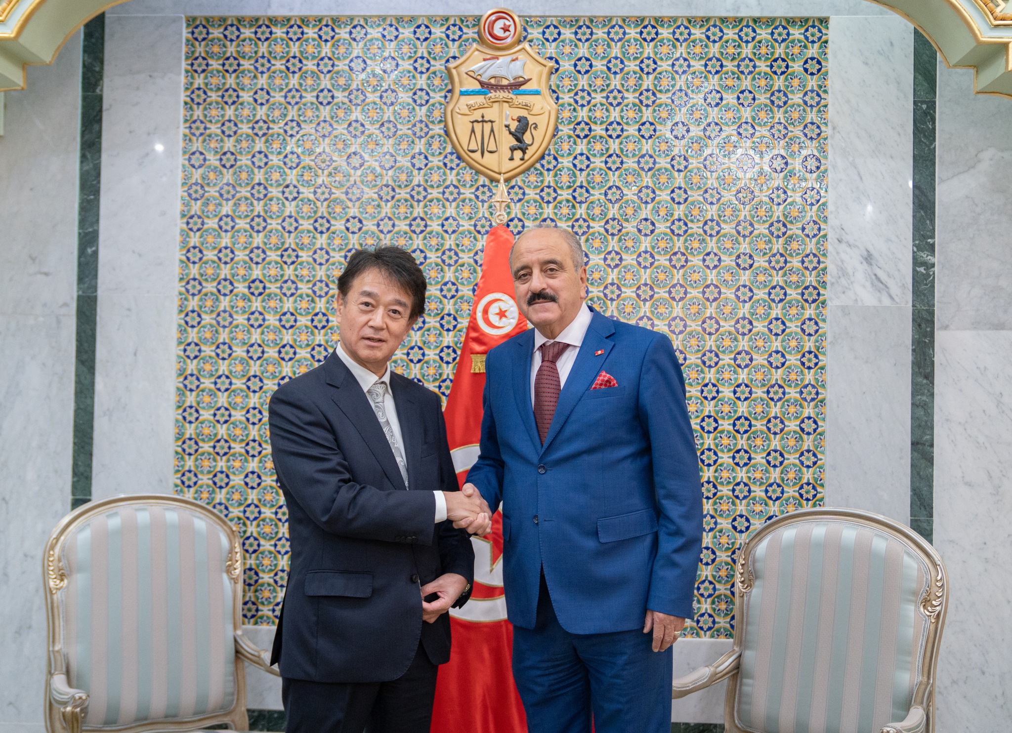 Nafti reçoit l’Ambassadeur du Japon à la fin de sa...