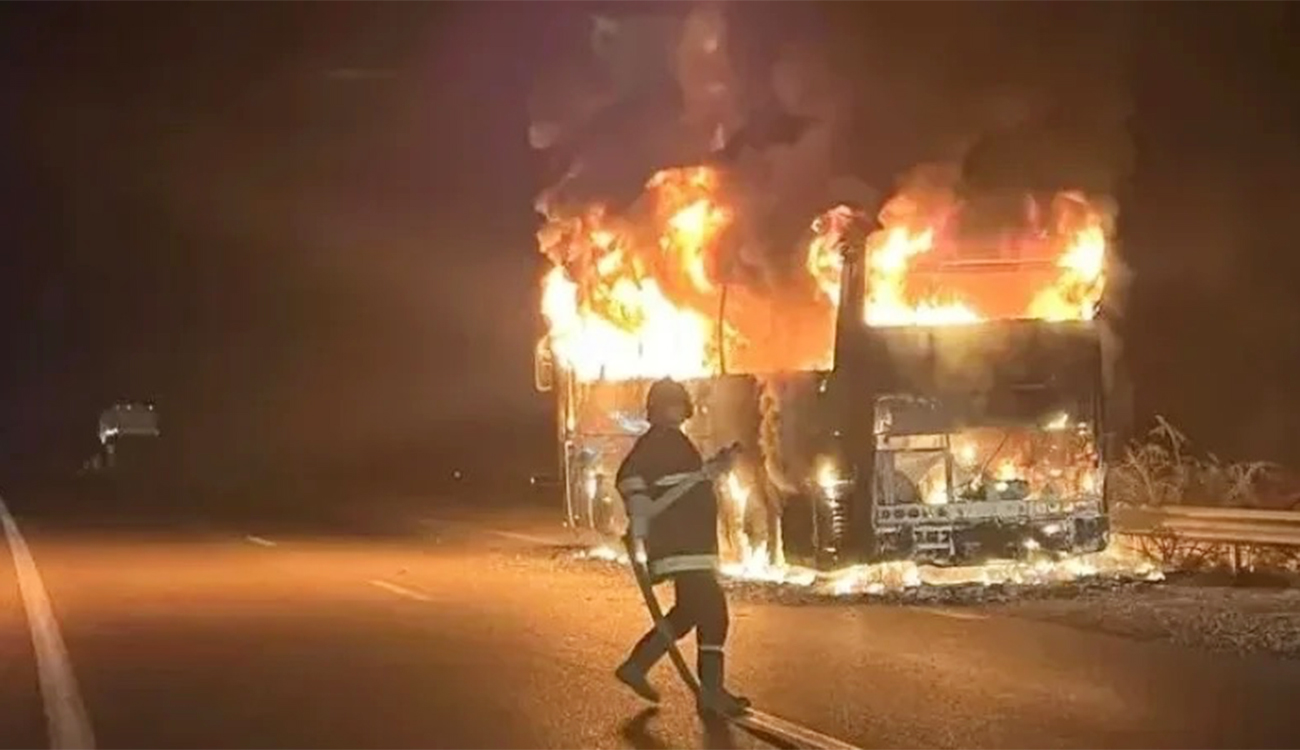 Incendie dans un bus transportant des supporters du Club Africain