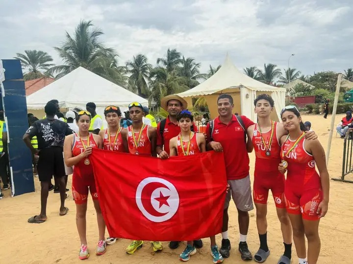 Triathlon : la Tunisie rafle quatre médailles d’or à la...