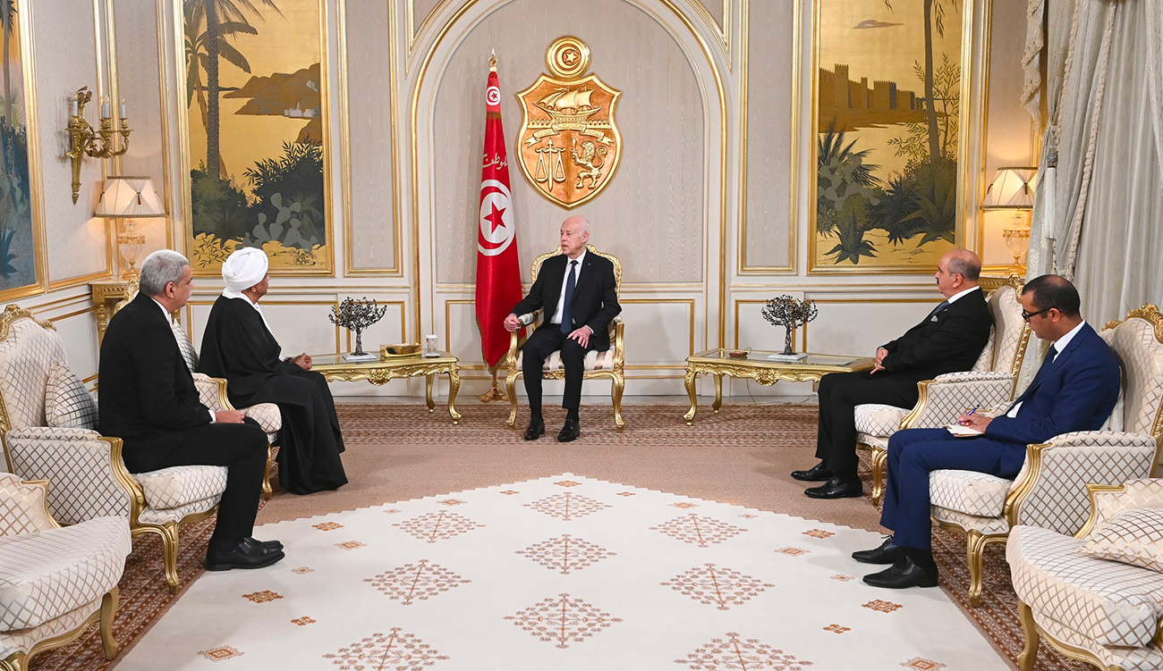 Le Président accueille trois nouveaux ambassadeurs : Soudan, Danemark et...