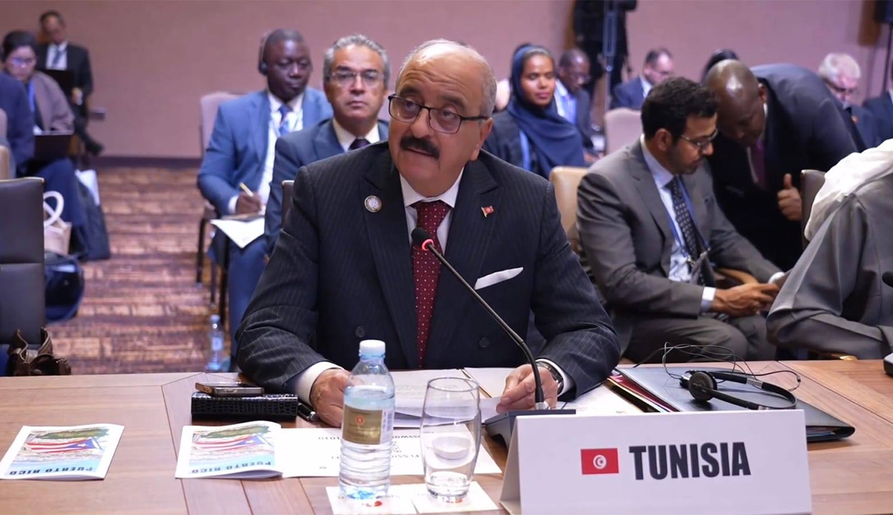 Mohamed Ali Nafti conduit la délégation tunisienne au sommet UA–UE...