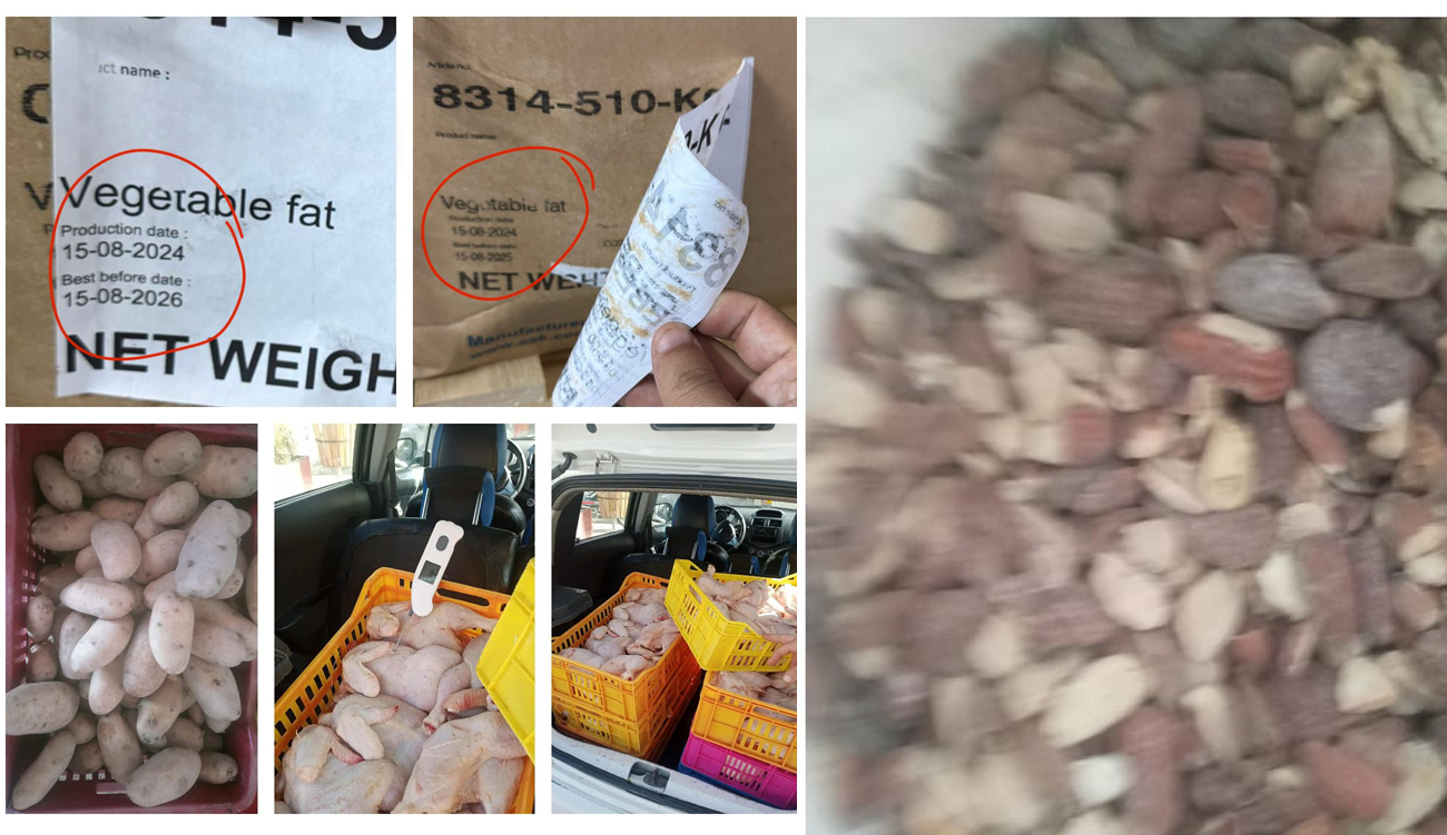 Plus de 14 tonnes de produits alimentaires impropres à la...