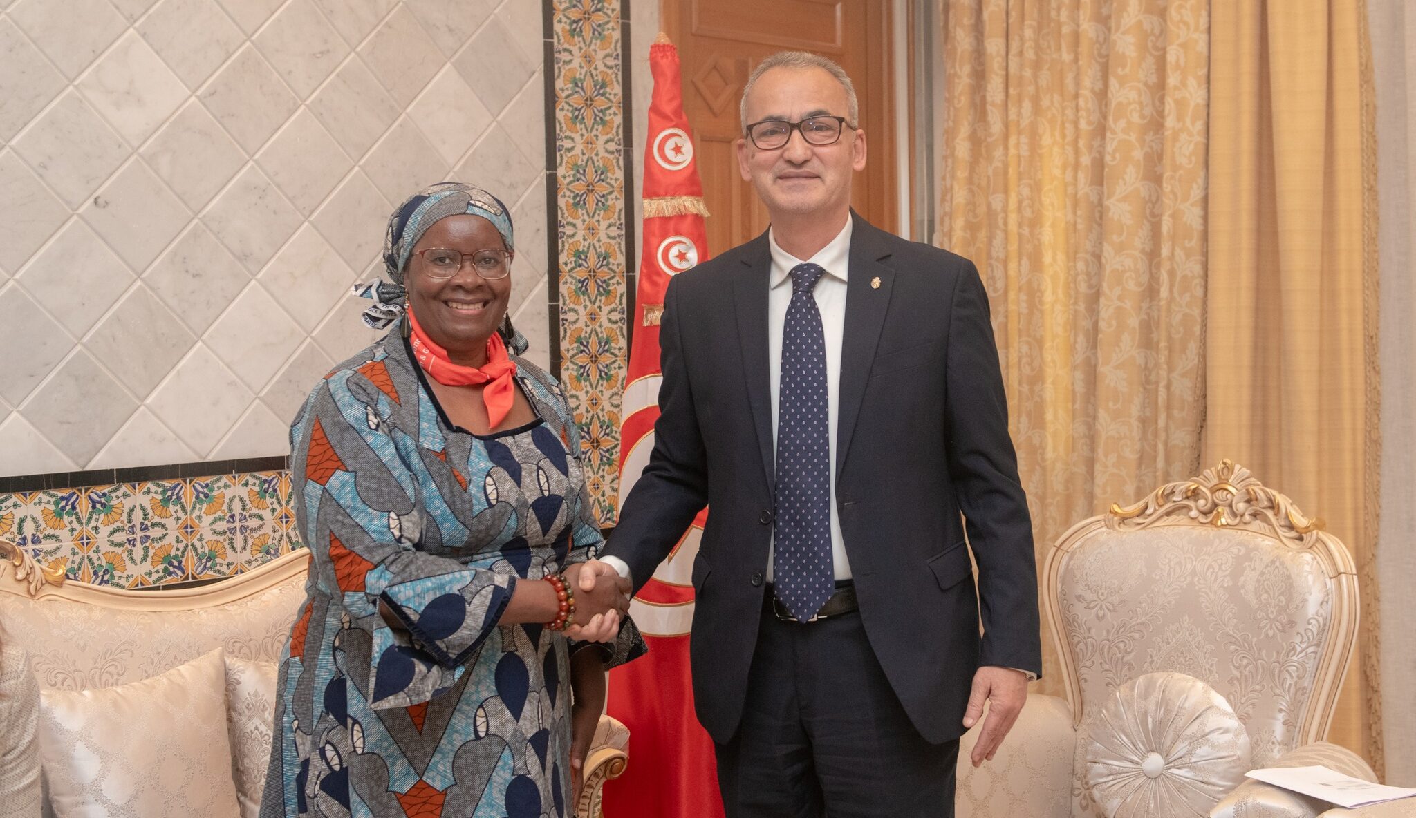 Tunisie–ONU Femmes : Mohamed Ben Ayed reçoit la Sous-Secrétaire Générale...