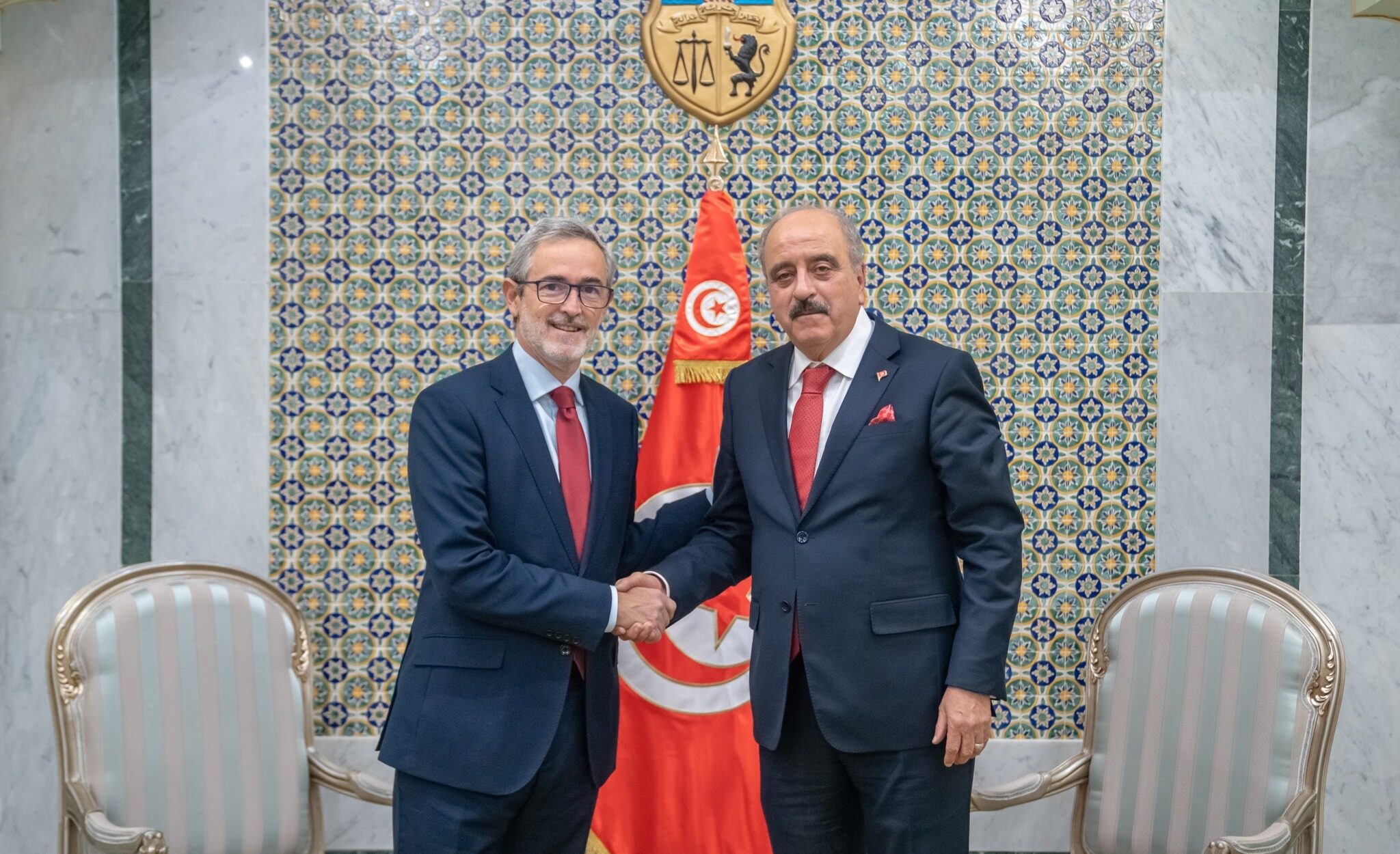 Mohamed Ali Nafti reçoit l’ambassadeur d’Espagne pour une visite d’adieu