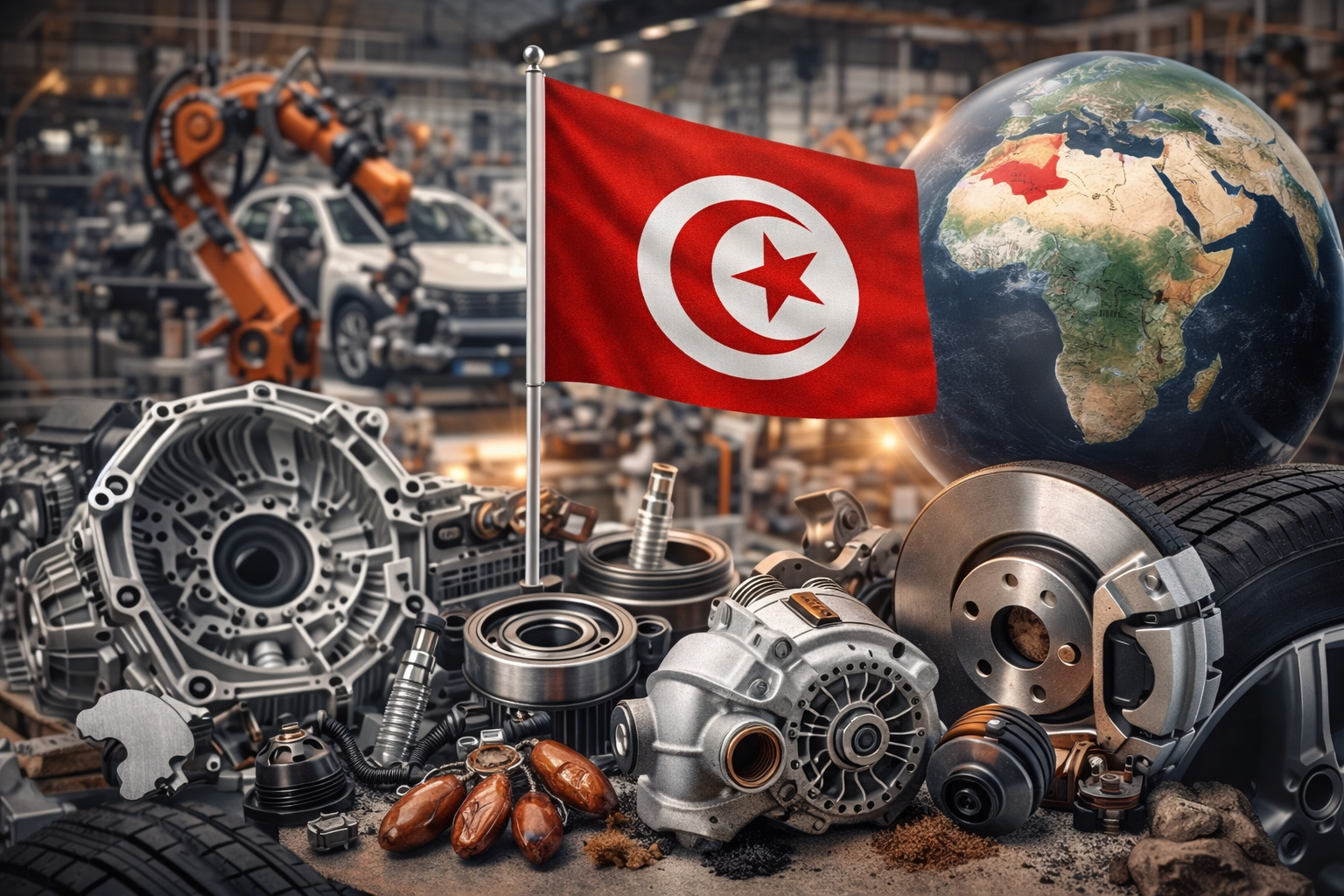 Composants automobiles : la Tunisie se hisse au 2ème rang...
