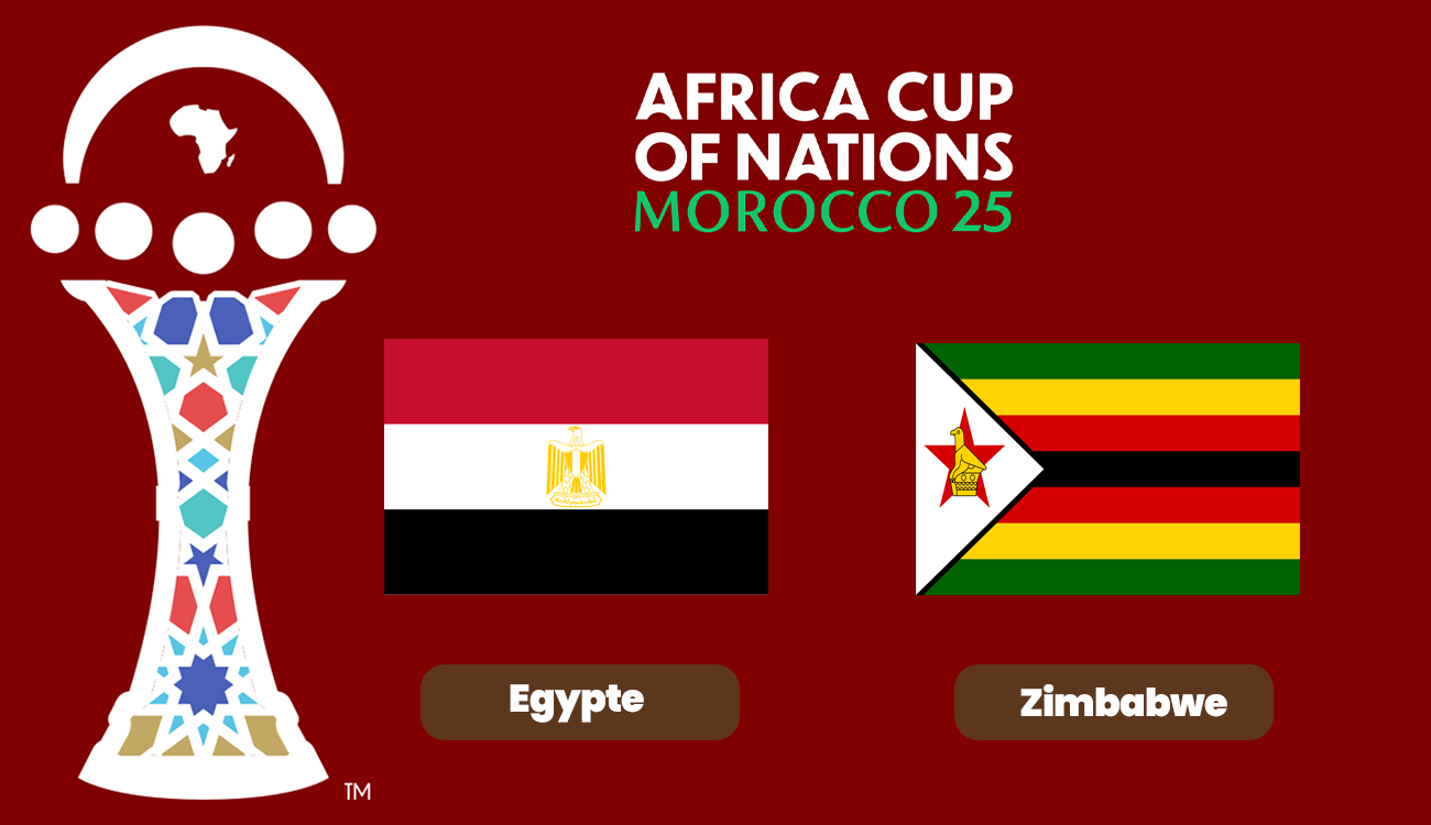 Où suivre en direct le match Égypte – Zimbabwe ce...
