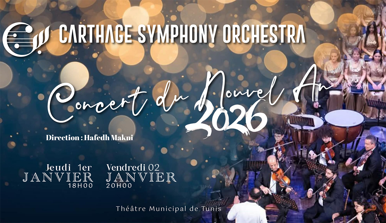 Le Grand Concert du Nouvel An à l’Opéra de Tunis...