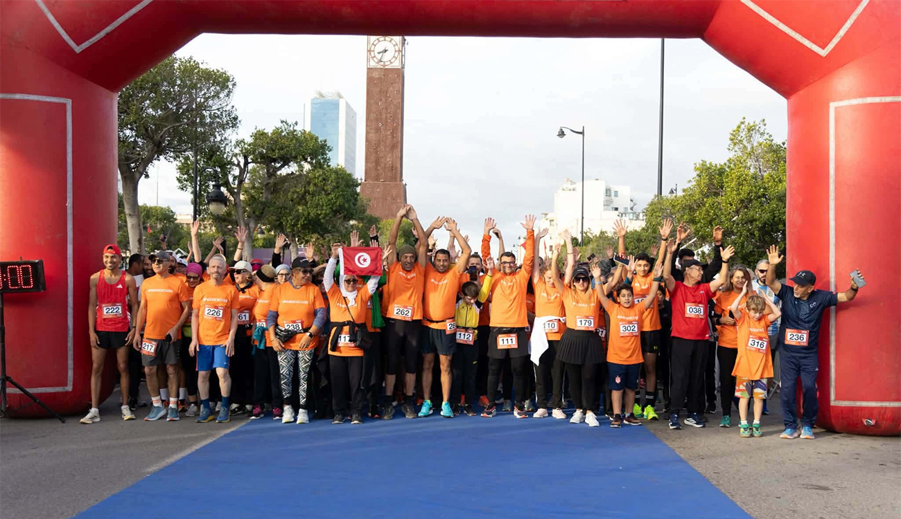 Tunis en orange : Une course solidaire pour un espace...