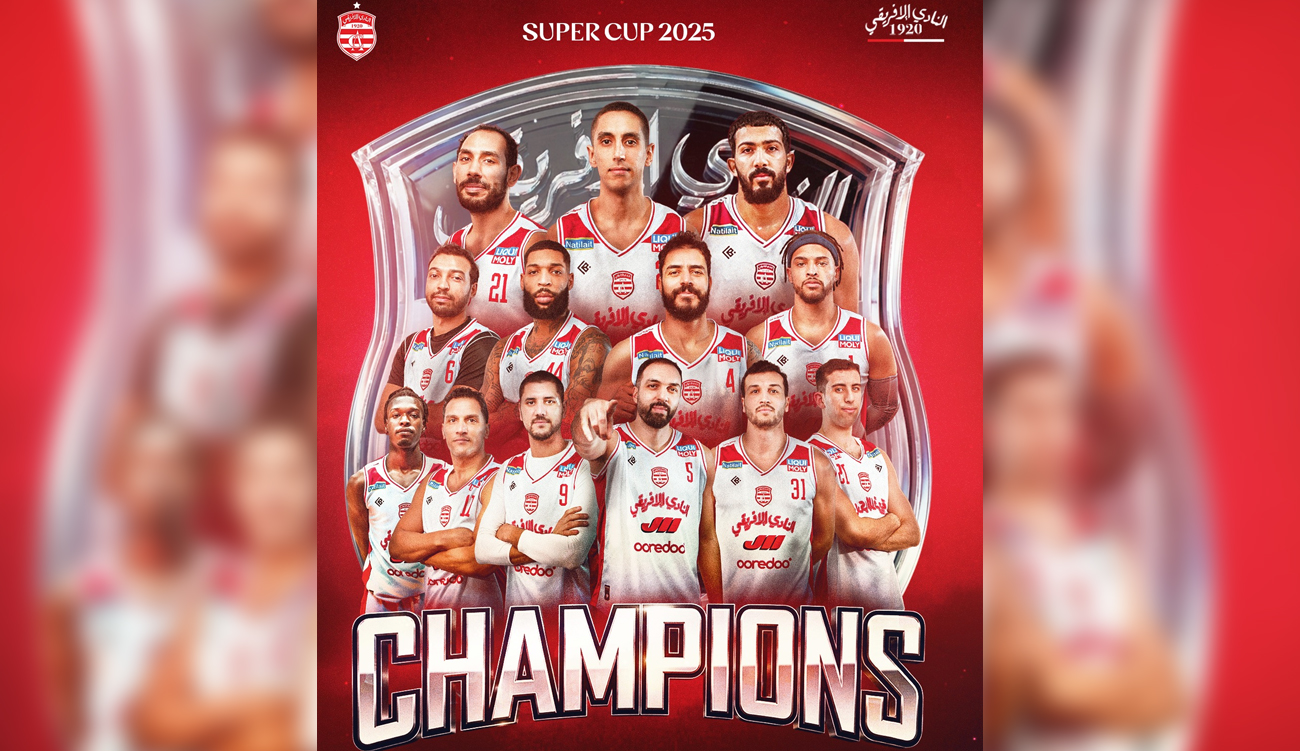 Basket-ball : le Club Africain remporte le Super tunisien