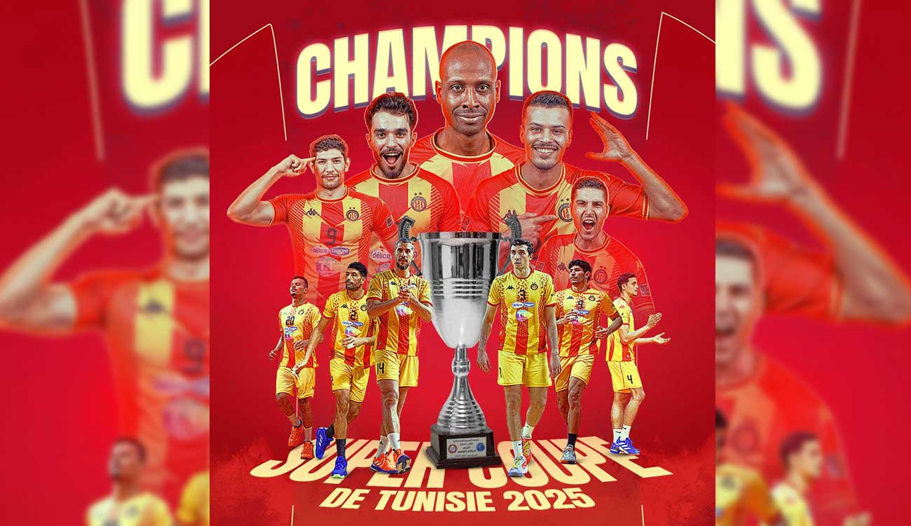 Volley – Supercoupe de Tunisie (messieurs) : L&rsquo;Espérance de Tunis...