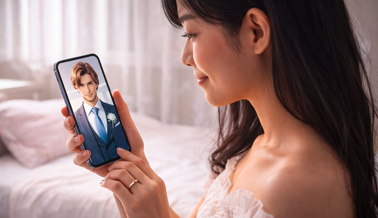 Une japonaise annonce son mariage avec un personnage virtuel créé...
