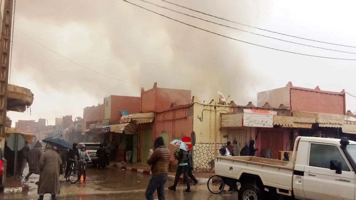 Maroc : un incendie ravage le marché aux dattes d’Erfoud