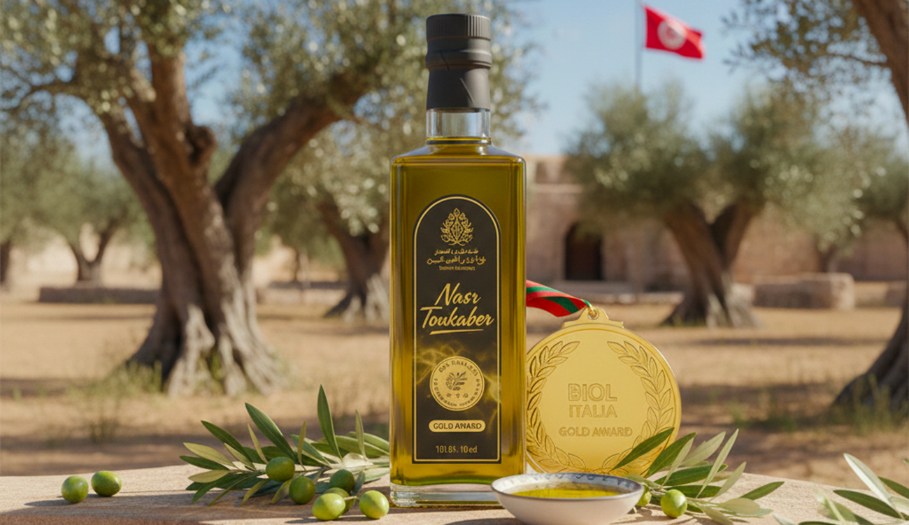 L’huile d’olive tunisienne «Nasr Toukaber » remporte l’or au concours...
