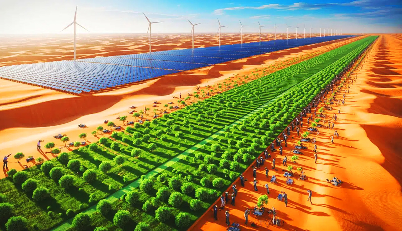 Le désert tunisien : Notre pétrole vert et frontière économique...