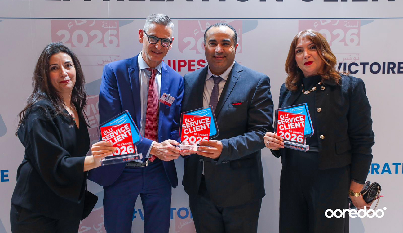 Ooredoo élue Service Client de l’Année 2026 pour la 7ᵉ...