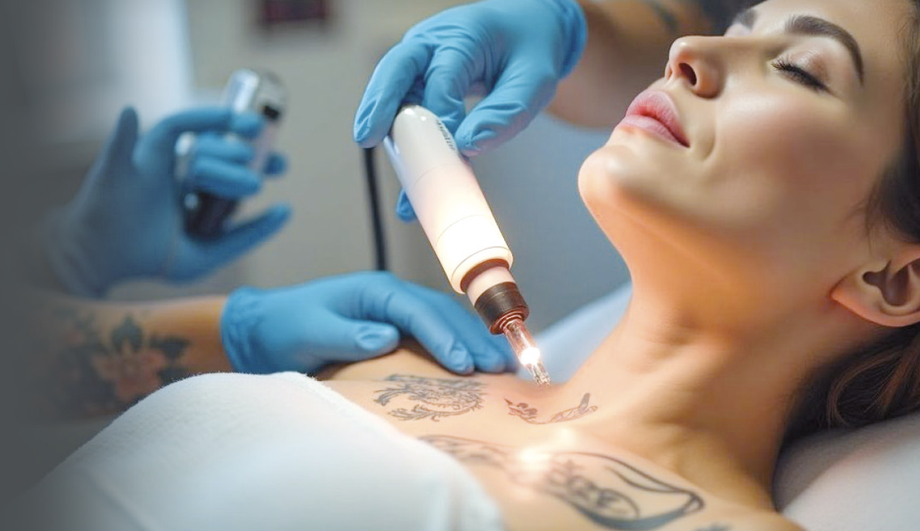 Le laser : l’outil précis  pour un détatouage en...