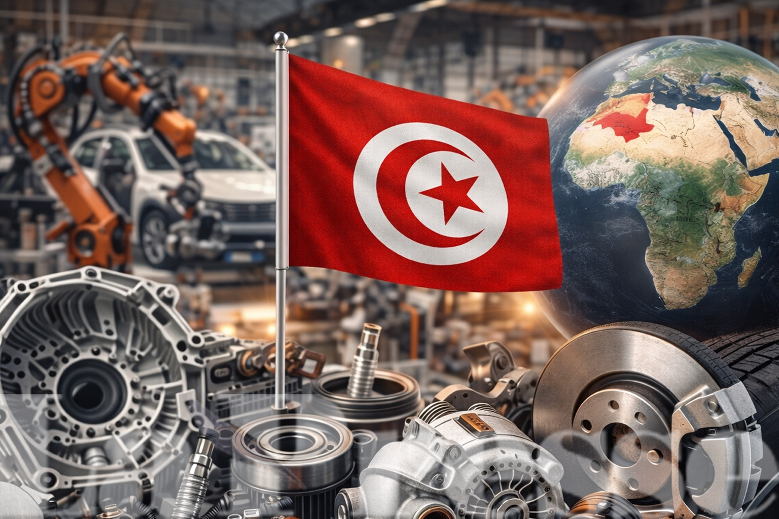 Composants automobiles : la Tunisie se hisse au 2ème rang...