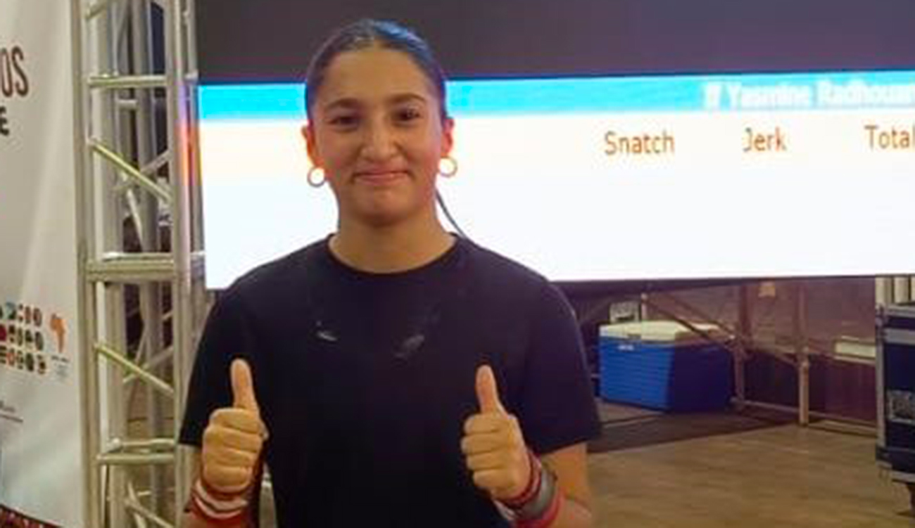 Haltérophilie : Yasmine Radhouani décroche l’or aux JAJ