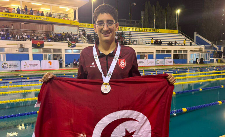 Jeux Africains de la Jeunesse à Luanda : Youssef Douma obtient la médaille d&rsquo;or du 800m nage libre