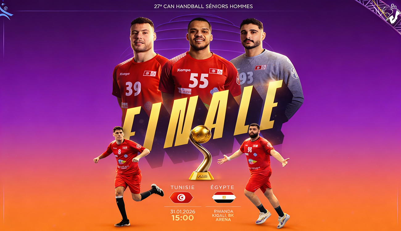 CAN Handball 2026 : où suivre la finale Tunisie –...