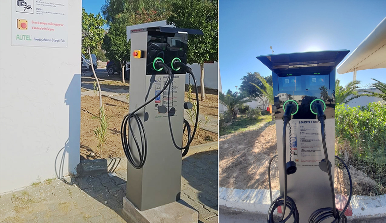 Deux stations de recharge pour voitures électriques opérationnelles aux ports...